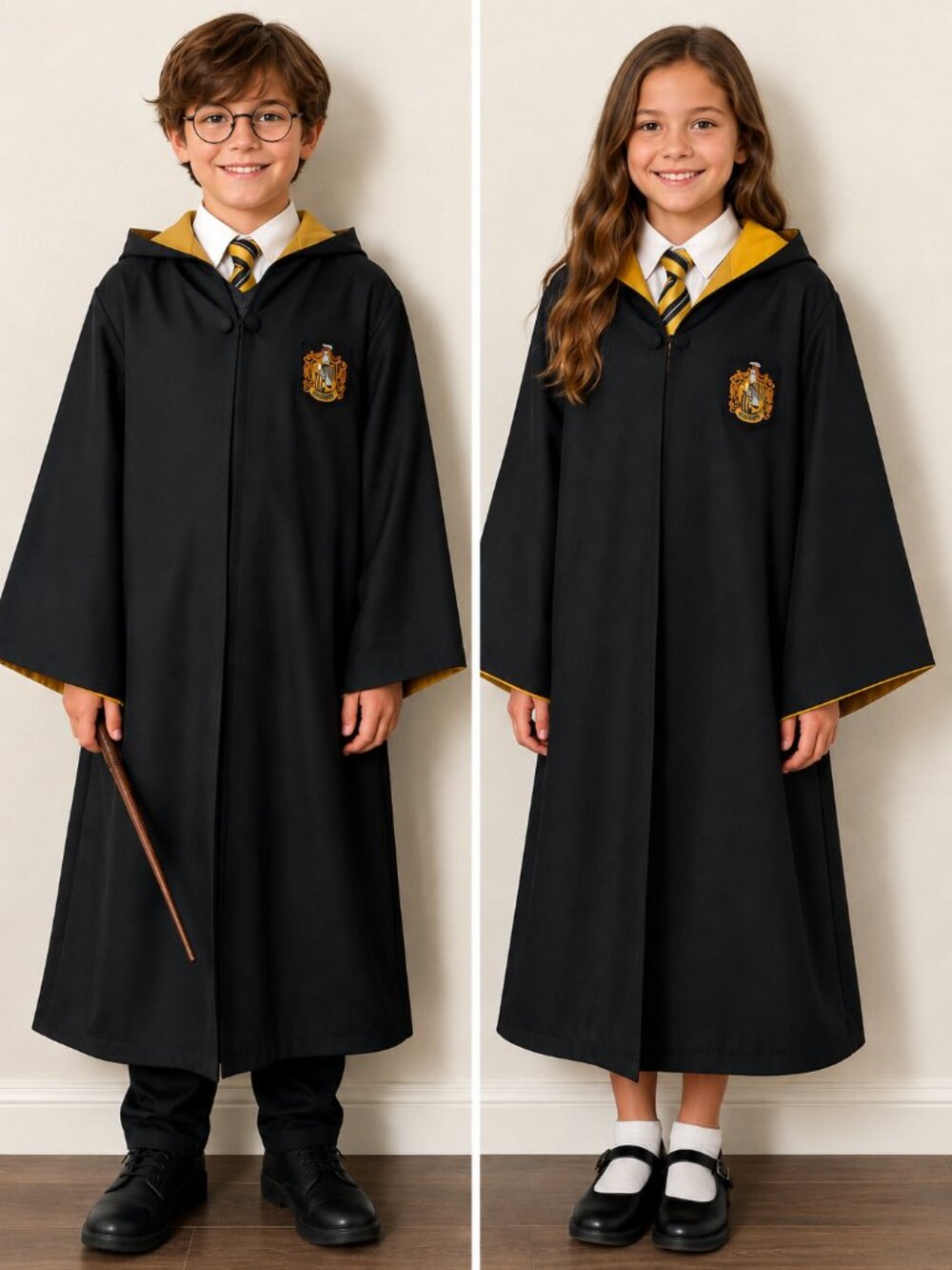 Harry Potter Hufflepuff Robe Kids Universal Studios Wizarding World